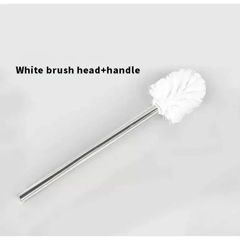 brosse de toilette minimaliste japonaise, avec poignée en acier inoxydable, tête de brosse premium pour le nettoyage de la salle de bain, 1/2 pièces brosse de toilette minimaliste japonaise, avec poignée en acier inoxydable, tête de brosse premium pour le nettoyage de la salle de bain, 1/2 pièces