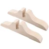 support en bois pour porte mobile, 2 pièces, support de synchronisation, écran d'accueil, pied rapide, résistant à l'usure, épaissi