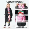 halloween anime kimetsu no yaiba kamado nezuko cosplay costume kimono démon tueur cosplay perruques cheveux carnaval femmes tenue