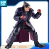 bandai original véritable gundam shfiguarts tekken 8 kazuya mishima anime figurines jouets enfants cadeau modèle ornements