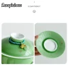 gaiwan filles à thé en porcelaine vert Émeraude de 150ml, boutique avec kit de couvercle s/05, soupière, couvercle de brassage, artisanat de cérémonie du thé