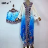 winyi vêtements d'été kimono pour femmes, robe de plage, ensemble deux pièces, robe longue à la mode, olympiques pantalons, tenues, robes de soirée, nouveau