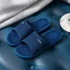pantoufles de massage simples, solides et épaisses, tongs antidérapantes à plateforme et bout ouvert, vêtements de plage eva, sandales d'intérieur pour la plage