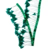 garniture de plumes de dinde marabout colorées de 2 mètres, 8 à 10cm, artisanat de couture, plume, robe, chapeau, décor de plumes, frange de ruban