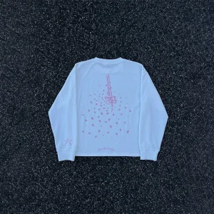 Fleur de cerisier brisé floraison épée conception graphique impression T-Shirt à manches longues Y2K tendance hommes femmes mode décontracté Streetwear Fleur de cerisier brisé floraison épée conception graphique impression T-Shirt à manches longues Y2K tendance hommes femmes mode décontracté Streetwear