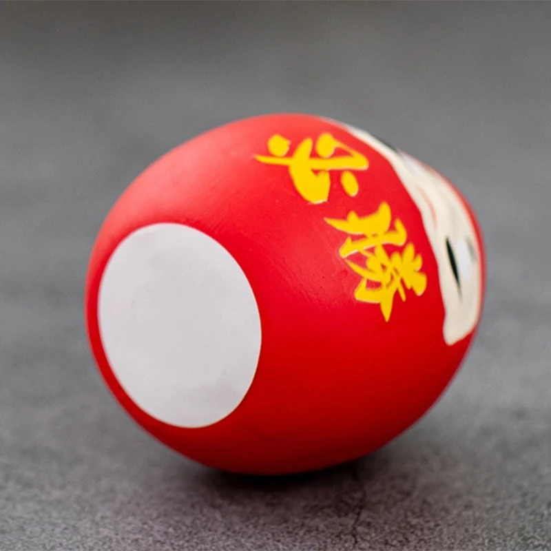 poupée daruma en céramique japonaise, artisanat porte bonheur, ornement de fortune, paysage, décoration de maison, accessoires miniatures, cadeaux, 1 pièce poupée daruma en céramique japonaise, artisanat porte bonheur, ornement de fortune, paysage, décoration de maison, accessoires miniatures, cadeaux, 1 pièce