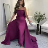 robe de soirée Élégante en satin pour femme, tenue de mariage personnalisée, style sirène, pour occasions formelles, luxe, 123