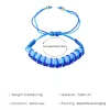 bracelet rétro en corde tissée à la main pour femmes, couleur bohème géométrique, perles double couche, design de charme, accessoire de bijoux de plage et d'été
