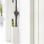 Porte-parapluie en fer minimaliste japonais, support de rangement Compact sur pied pour parapluie, pour entrée de maison, poubelle de pluie Porte-parapluie en fer minimaliste japonais, support de rangement Compact sur pied pour parapluie, pour entrée de maison, poubelle de pluie