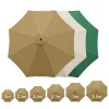 Gril supérieur de parasol de résubdivision Jardin. cCanModifications Parasol Cover Shade, Gels anti-pluie, Gril à parapluie, 2/2 m, 3/2 m, 5/2 m, 7 m, 9 m, 3/3 m