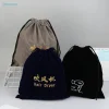 ☆ pochette en velours, sac à cordon pour sèche cheveux, sac de rangement de bijoux à cordon