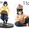 ensemble de figurines d'action demon slayer kimetsu no yaiba, kamado tanjirou agatsuma zenitsu nezuko, jouets modèles de guerrier en pvc