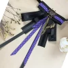 nouveau coréen nœuds papillon formel ruban cravates costume vert femmes nœud chemise strass broche réglable fête élégant papillon