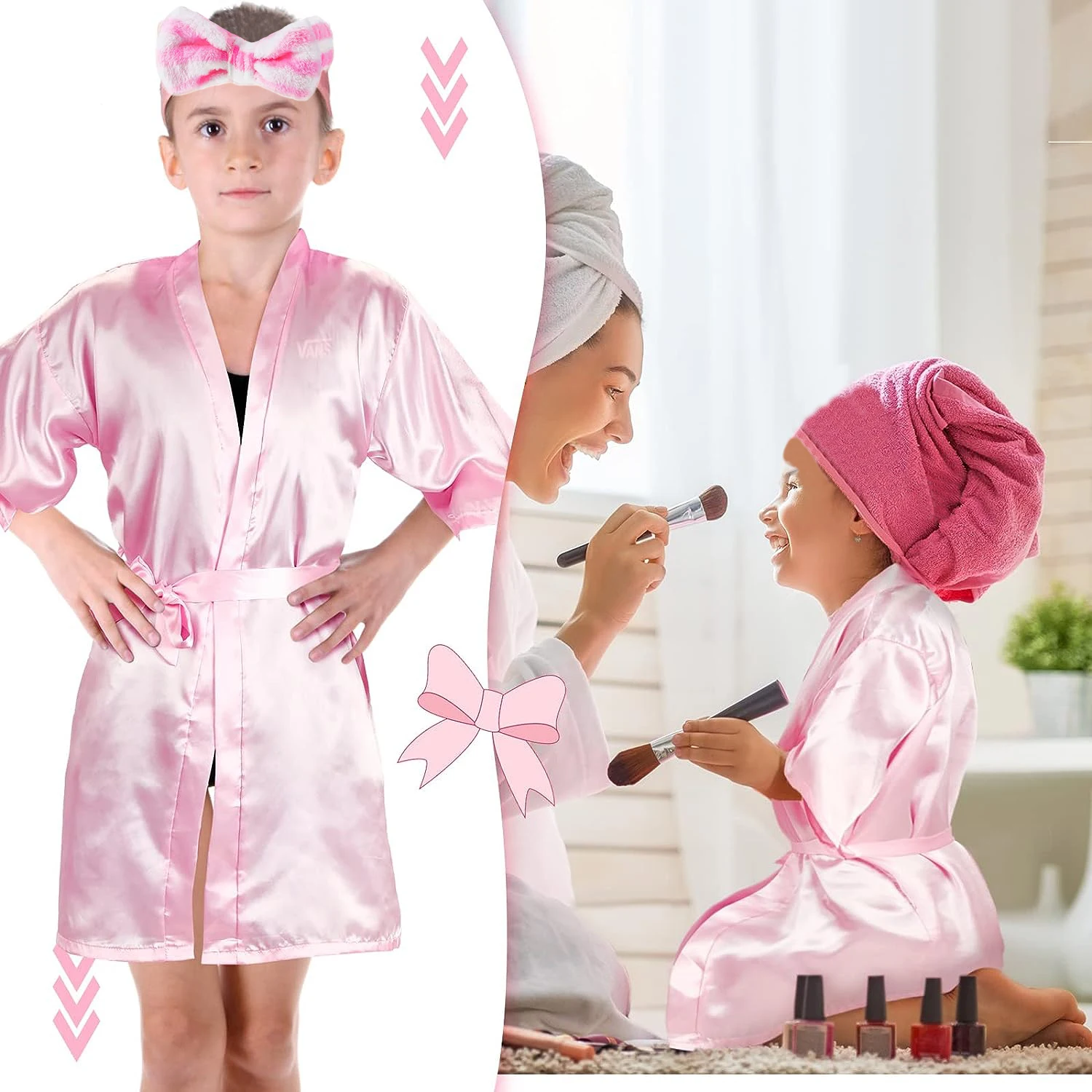 6 15 ensemble kimono fille peignoir anniversaire équipe robe satin soie robe pyjama fête faveur jetable spa fête bandeau pantoufles 6 15 ensemble kimono fille peignoir anniversaire équipe robe satin soie robe pyjama fête faveur jetable spa fête bandeau pantoufles