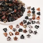 Nouvelle mode 12 pièces/ensemble petites Barrettes à cheveux géométriques florales pour enfants femmes filles accessoires chapeaux