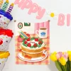 tapisserie de pain de dessin animé ins, tissu mural suspendu, tapisserie de fond de gâteau d'anniversaire, kawaii, décor de maison pour chambre d'enfants, esthétique