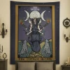 VIKAMA Tarot Vintage tapisserie sorcellerie déesse païenne sorcière tenture murale astrologie chambre entrée tapisserie décorative