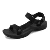 chaussures ouvertes d'été de haute qualité pour hommes, sandales réglables d'extérieur, gladiateur de plage rome, respirant, vert pur noir, grande taille 47 48
