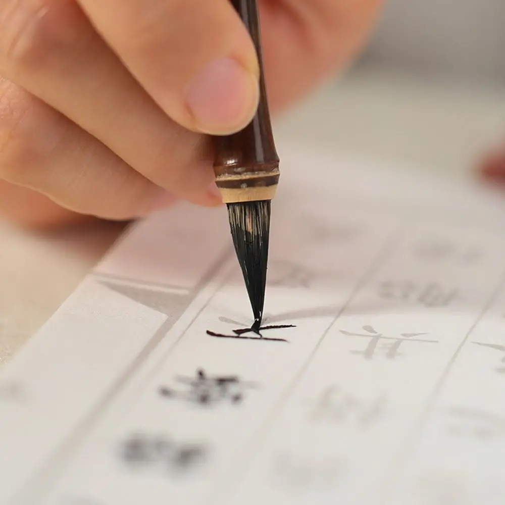 pinceau traditionnel chinois en bambou avec poils de loup, pour calligraphie, pratique de la peinture pinceau traditionnel chinois en bambou avec poils de loup, pour calligraphie, pratique de la peinture
