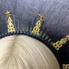 e56a bandeau vintage bandeau magnifique baroque diadèmes à pointes casque divinité