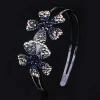 fille bandeau domand cheveux cerceau avec équipement anti dérapant femmes cheveux cerceau fleur bandeau coréen bandeaux strass bandeau