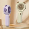 ventilateur portatif, mini ventilateur personnel avec support petit ventilateur alimenté par batterie (produit lui même ne venu pas avec des piles aa)