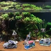 ornements décoratifs d'aquarium en résine, décoration précieuse de bus cassé, simulation de roches, accessoires précieux de poisson