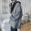 vestes vintage de couleur unie pour hommes, vêtements d'automne à manches longues, col rabattu, manteaux amples et décontractés à simple boutonnage, style japonais