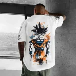 T-Shirt homme Dragon Ball Goku japonais Anime sang chaud classique Portrait coton mode haute rue unisexe Harajuku Y2K T-Shirt homme Dragon Ball Goku japonais Anime sang chaud classique Portrait coton mode haute rue unisexe Harajuku Y2K