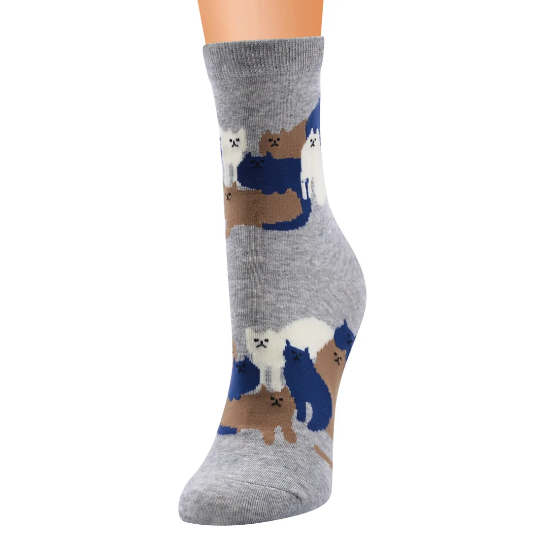 chaussettes en coton de style harajuku japonais pour femmes, chat de dessin animé mignon, mode sud coréenne, femme créative, heureux, rue chaussettes en coton de style harajuku japonais pour femmes, chat de dessin animé mignon, mode sud coréenne, femme créative, heureux, rue