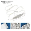 mode ruban ceinture de mariée argent style coréen ceinture de mariage strass robe ceinture ceintures de mariée soirée