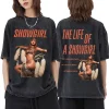 washed vintage the life of a showgirl album 2025 t shirt men women fashion pop music t shirts unisex casual oversized t shirts