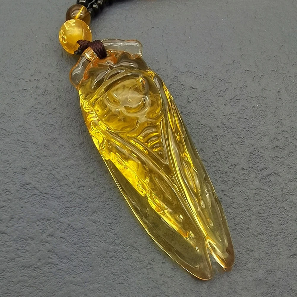 pendentif statue de cigale en clip, accessoires de bijouterie, breloque sculptée à la mouche, perle, collier pour femme et homme, fournitures pendentif statue de cigale en clip, accessoires de bijouterie, breloque sculptée à la mouche, perle, collier pour femme et homme, fournitures