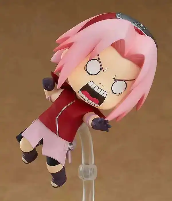 nouveau 10cm # 833 haruno sakura figure anime périphérie kawaii q version d'action poupée interchangeable visage modèle ornement jouets nouveau 10cm # 833 haruno sakura figure anime périphérie kawaii q version d'action poupée interchangeable visage modèle ornement jouets