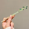 pince à cheveux élégante de style chinois, bâton à pompon, design floral traditionnel, accessoire de coiffure, bijoux pour femmes, épingle à cheveux, aiguille pour cheveux