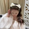 bandeau à double nœud en tissu coréen pour femmes, nouvelle mode simple, lavage des cheveux, couvre chef pour dames, accessoires pour cheveux