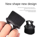 Duster de cou à anneau noir pour barbier, brosse à cheveux amples, brosse de coupe de cheveux, brosse de nettoyage de cheveux douce, outils de coiffure Duster de cou à anneau noir pour barbier, brosse à cheveux amples, brosse de coupe de cheveux, brosse de nettoyage de cheveux douce, outils de coiffure