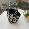 sac à lunch en toile portable, simple et polyvalent, japonais, en forme de e27