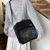 style japonais kawaii itabag pour poupées grands sacs à main nouveaux sacs d'école en nylon pour adolescentes fourre tout sac à bandoulière jk sac à bandoulière