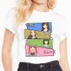 horimiya t shirt à manches courtes pour femme, dessin animé, vintage, harajuku, hori san to ata yamura kun