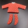 obitsu 11 vêtements costume hauts chemise à bascule coton dot blouse mini chaussettes pour joint ob11 poupées accessoires enfants jouets