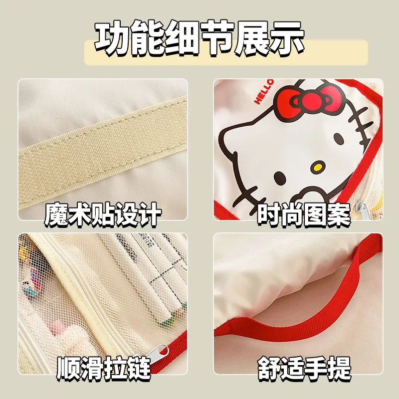 kawaii sanrio grande capacité pliant dessin animé sac de maquillage mignon voyage kitty kuromi portable cosmétiques brosse sac de rangement kawaii sanrio grande capacité pliant dessin animé sac de maquillage mignon voyage kitty kuromi portable cosmétiques brosse sac de rangement