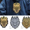 1 pièce grande tête de dragon patch broderie délicate mode vêtements applique bricolage vêtements décoration fer sur patchs pour vêtements