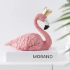 ornement décoratif flamant rose en résine, figurine d'auckland, décor de bureau à domicile, artisanat de mariage, cadeaux d'anniversaire