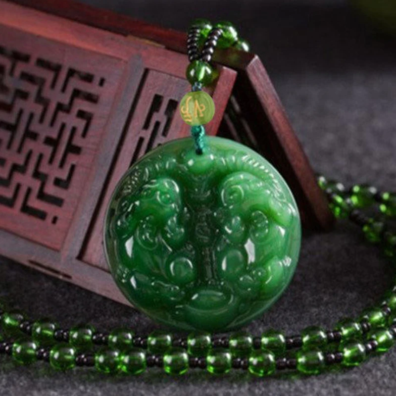 collier pendentif en agate chinoise naturelle pour hommes et femmes, amulette porte bonheur, bijoux sculptés, mode classique, diversifier, breloque, bénédiction, cadeaux collier pendentif en agate chinoise naturelle pour hommes et femmes, amulette porte bonheur, bijoux sculptés, mode classique, diversifier, breloque, bénédiction, cadeaux
