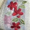 ruban de fleurs brodé en dentelle, 1 yard, pour bricolage, 9cm, nœud heaband, pince à cheveux, accessoires de couvre chef, tissu
