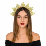 Fleur déesse Halo bandeau soleil strass femmes bandeau couleur or exagéré traditionnel Festival cheveux cerceau photographie Fleur déesse Halo bandeau soleil strass femmes bandeau couleur or exagéré traditionnel Festival cheveux cerceau photographie