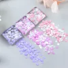 rose sakura fleur pétale nail art paillettes décorations fleurs de cerisier tranche holographique paillettes flocons floraux kawaii ongles breloques