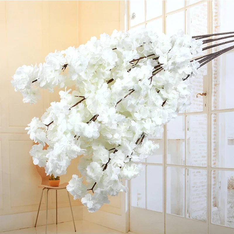 fleur de cerisier artificielle en soie, branche de fleur de cerisier, décoration d'arc de mariage, activité d'hôtel, salon, décoration de la maison fleur de cerisier artificielle en soie, branche de fleur de cerisier, décoration d'arc de mariage, activité d'hôtel, salon, décoration de la maison