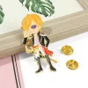 anime une pièce classiques figure dessin animé broches mode drôle singe d. luffy badge pour amis bijoux accessoires cadeaux